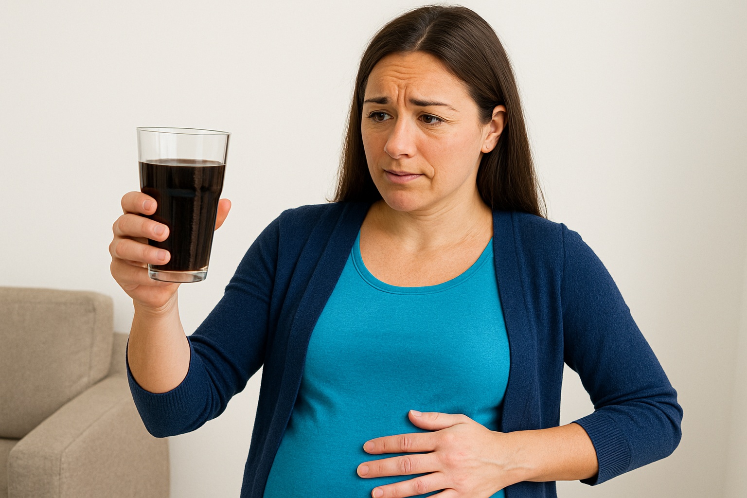 Darf man als Schwangere Cola trinken?